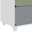 Liston Weishaar 6 Drawer Chest with Custom Green and Pink Panel Design