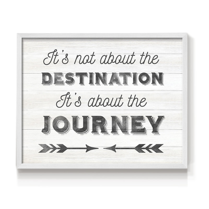 Destination -Framed Print - Restickable, 22" H x 28" W, White