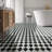 Palmina Forte 17 in. x 17 in. Matte Porcelain Marble Look Checkerboard Floor and Wall Tile-128006515