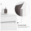 Ensemble de meuble-lavabo simple avec plateau Anahy-2074245579