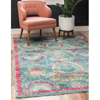 Tapis oriental vert Mulvihill