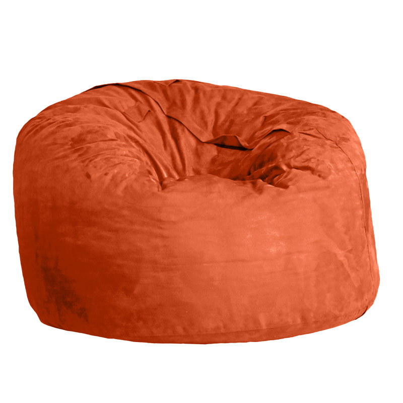 Microfiber / Microsuede Classic Bean Bag, Orange