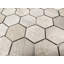 Carrelage mural en mosaïque 12 po x 12 po Crema Marfil Hexagon-134619109