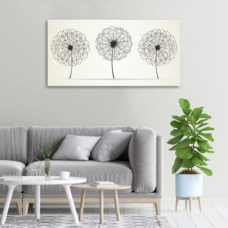 Dandelions - Wrapped Canvas Print