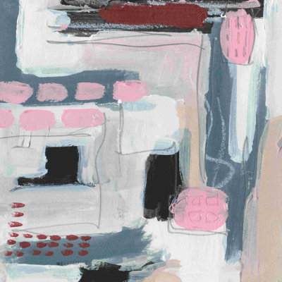 «Pink Fantasia IV», reproduction sur toile tendue