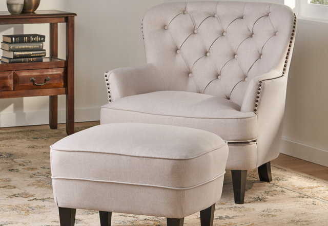 Accent Chairs with Ottomans