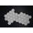 Bianco dolomite 3" Hexagon Glossy