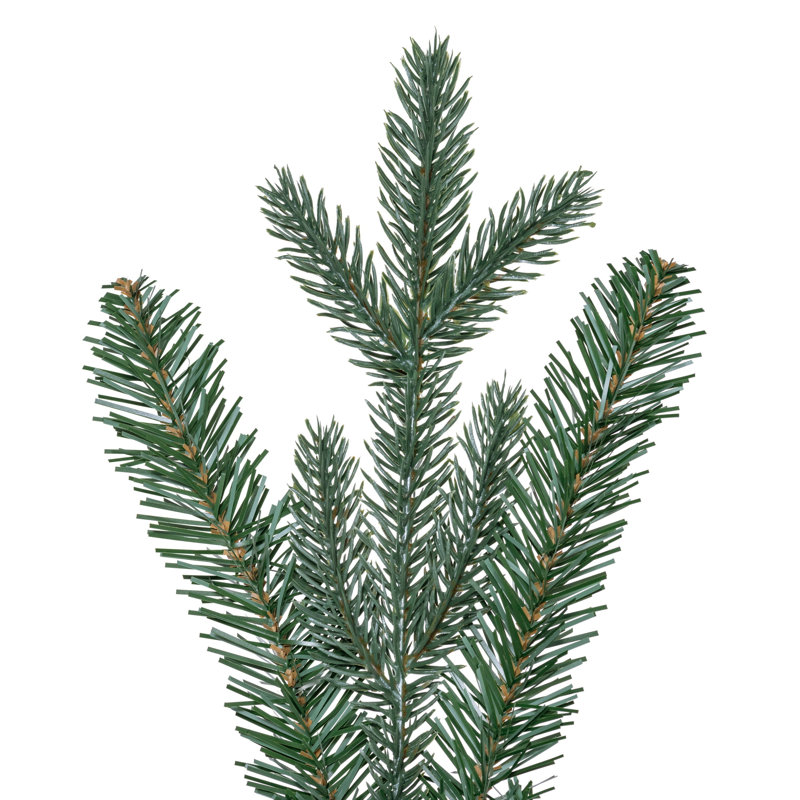  Guirlande 9 pi x 14 po en sapin de Colorado artificiel non éclairé avec 380 pointes réalistes en PE / PVC