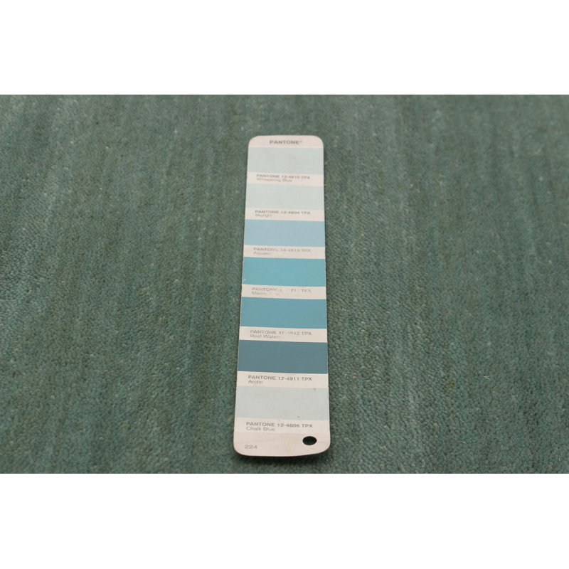 Tapis bleu Kashkuli Gabbeh 6 pi 6 po x 6 pi 6 po