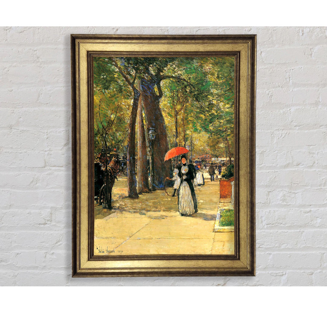 Hassam Die Fifth Avenue Beim Washington Square - Einzelner Bilderrahmen Kunstdrucke