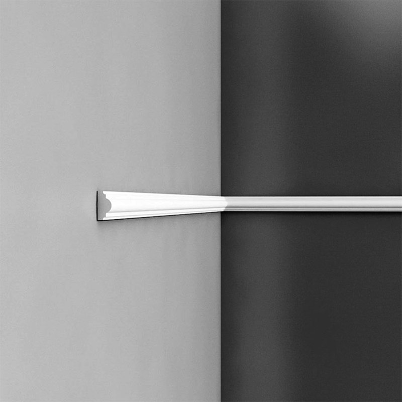 Primed White High-Density Polyurethane Baseboard Moulding