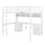 Lit mezzanine avec bureau, armoires, tiroirs et plateau de chevet, station de charge-669463357