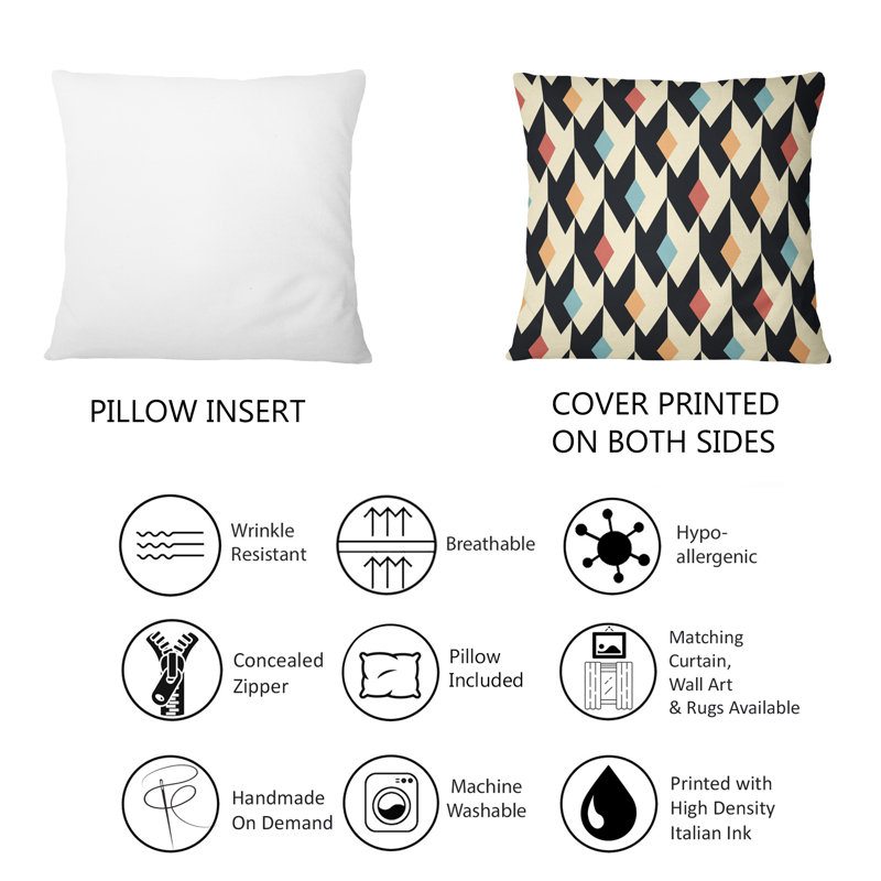 Geometric Throw Pillow