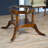 Extendable Mahogany Round Solid Wood Dining Table