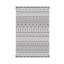 Tapis de camping, tapis de plage, tapis d'extérieur en paille de plastique noir et blanc Boho-482687811
