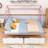 Atice Twin XL to King Size Platform Bed with 2 Drawers-464404609
