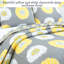 Ensemble de courtepointe réversible en microfibre beige / jaune Anya-804511680