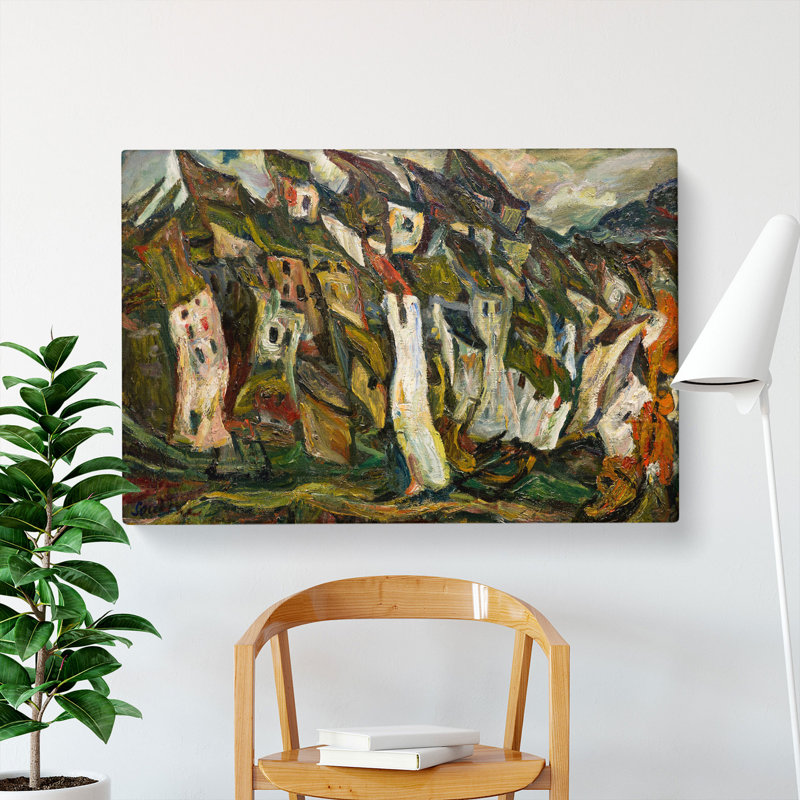 Houses by Chaim Soutine - Wrapped Canvas, 35cm H x 50cm W x 3cm D