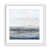 White Single Picture Framed