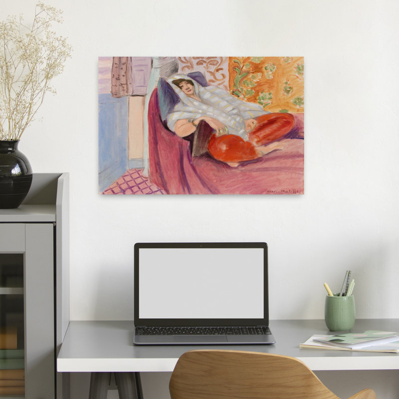 Art mural contemporain de Henri Matisse, 16" H x 24" W