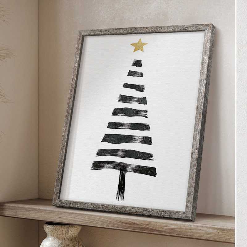 «Christmas Holiday», art encadré Lxxiii - bois massif, H 11 po x l 9 po