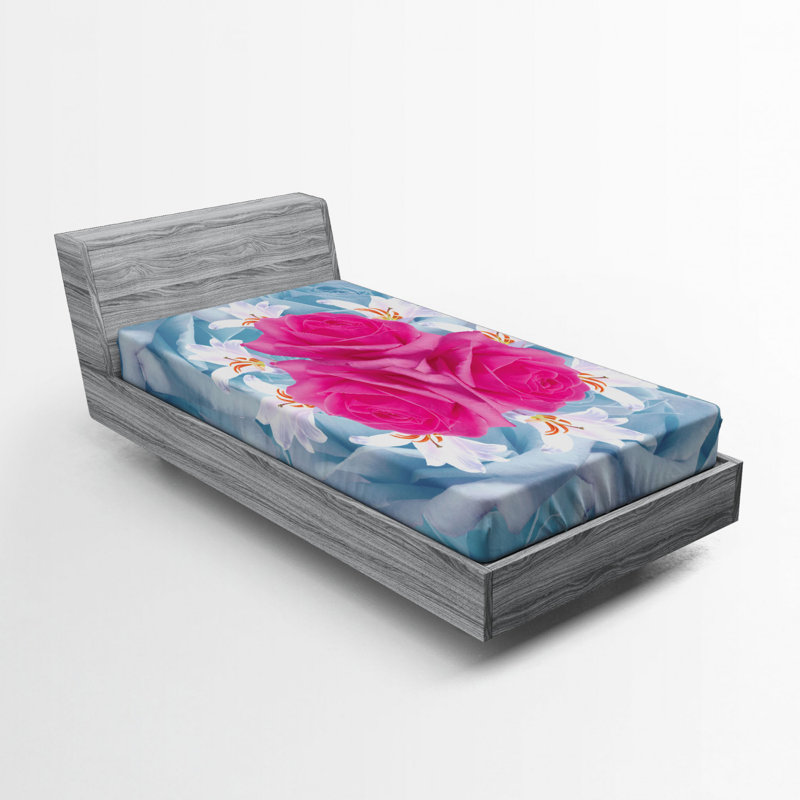 Drap-housse en microfibre à motif Ambesonne, Simple TG