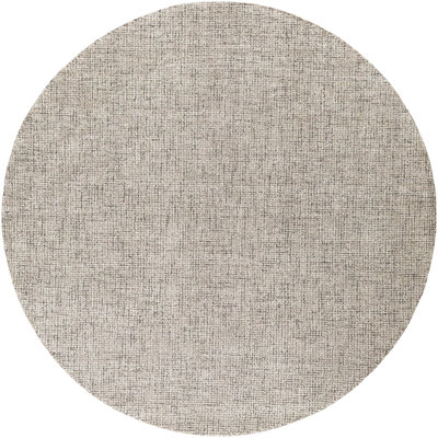 Aiden Hand Tufted Wool Area Rug in Gray