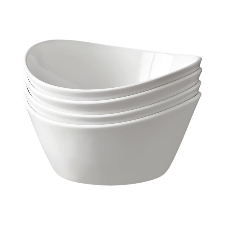 Contact White Serving Bowl + Reviews