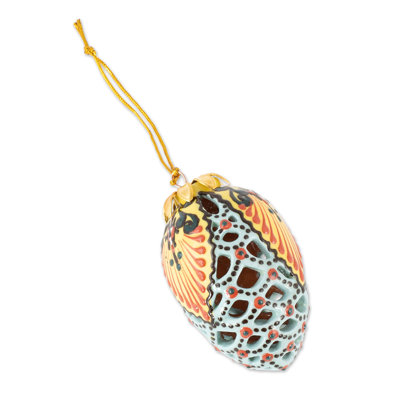 3 in. Handmade Ceramic Holiday Shaped Ornament