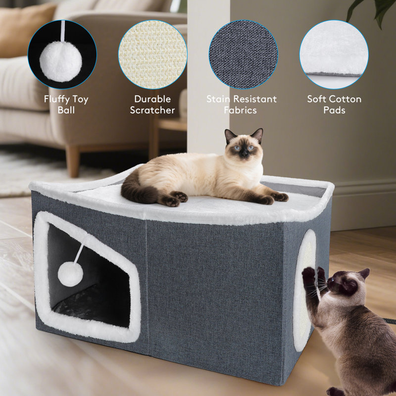 Maison pour chat chauffée