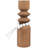 9.75'' H Wood Tabletop Tealight Holder