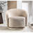 Milvo Velvet Swivel Barrel Chair-1796582767
