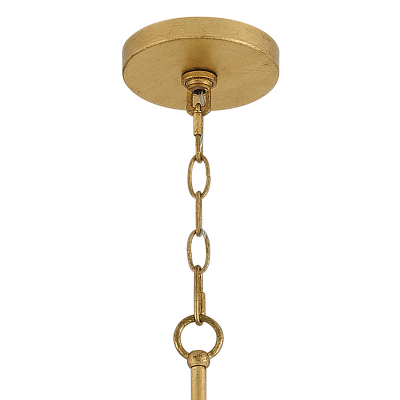 Lustre rond à huit lumières Leona