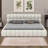 King Size Upholstered Bed With Thick Fabric, Modern Low Profile Platform Bed For Bedroom, No Box Spring Needed-1451148359