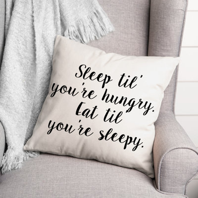 Coussin décoratif noir et blanc
