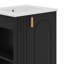 Meuble-lavabo 24 po avec lavabo en céramique, armoire de rangement multifonctionnelle avec tablette de porte-1484427180