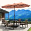 Parasol d'extérieur 13 pi double face-1790295276