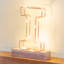 Light Up Letter  | Personalised Initial Copper Letter Light LED Alphabet Light Jim-265097105
