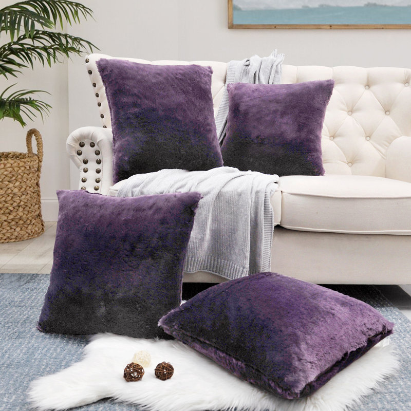 Square Cushion Cover, Imperial Purple