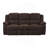 Brown Chenille Motion Sofa