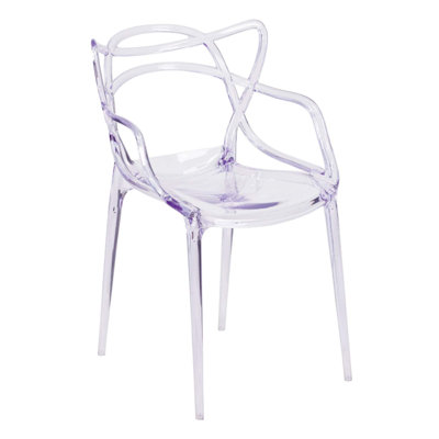 Modholic Clear Dining Chair (Set Of 2)