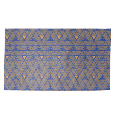 Tapis gris Triangles