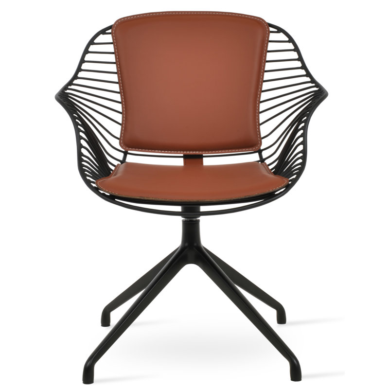 Fauteuil Zebra Spider, Noir, Cannelle