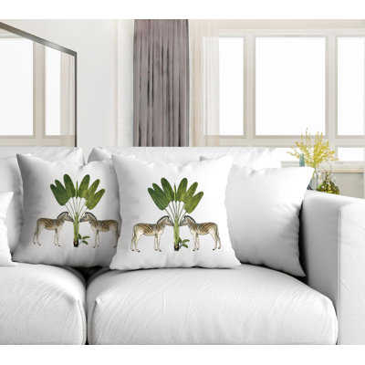 Outdoor Reversible Throw Pillow