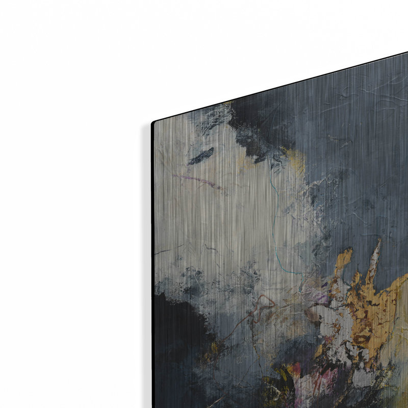  'Soft Echo' by Design Fabrikken Metal Wall Art, 12" x 16"