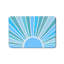 Tapis bleu Sunburst 24 x 36 po pour porche d'entrée