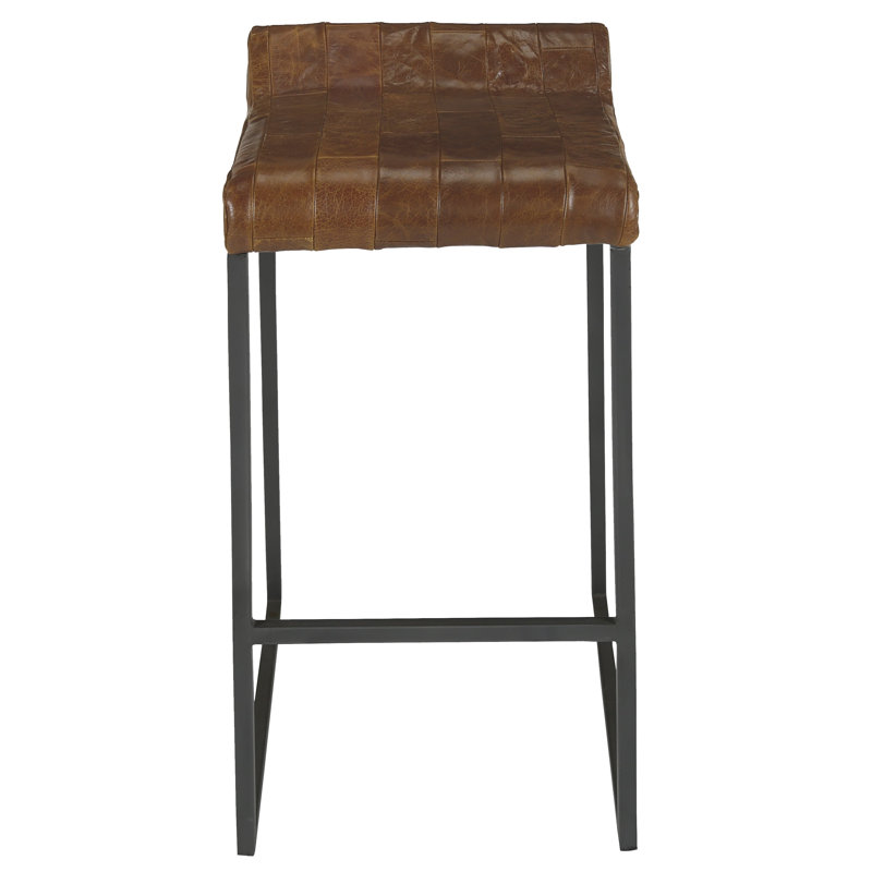Tabouret de comptoir 25 po Martiana, Brun écorce patrimoine