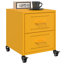 Anadalay 36cm W Steel Bedside Table-905989342
