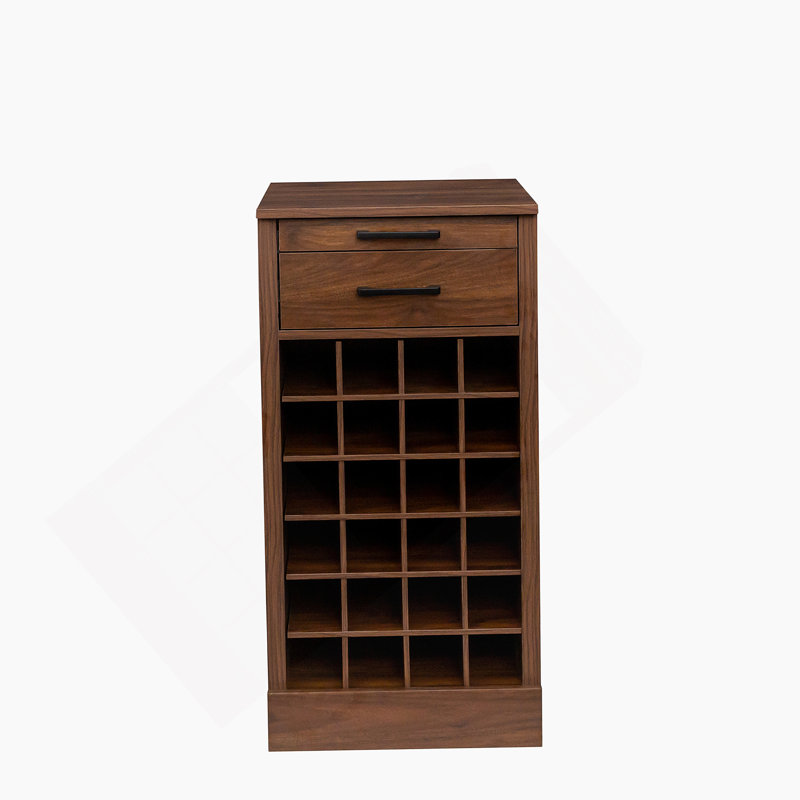 Buffet brun modulaire 24 pièces, Noyer brun