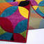 Bright Circle Design Modern Rug & Runner – Soft Pile, Easy Clean, High Density Carpet-39427369